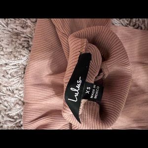 Lulus bodysuit, thick ribbed material, only worn once, just not my style!